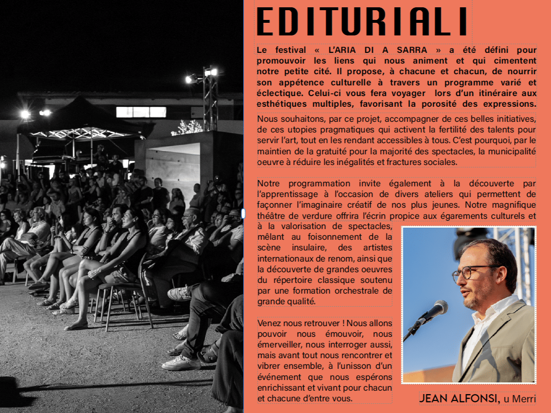 aria di a sarra 2025. 2